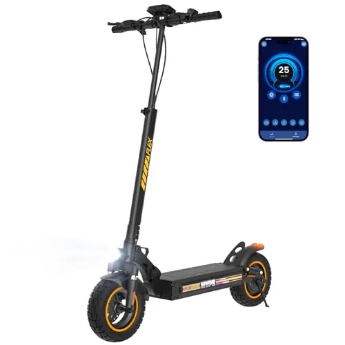 W9 - Patinete eléctrico todoterreno de 500 W, 6/10/15/25 km/h, 40 km de autonomí